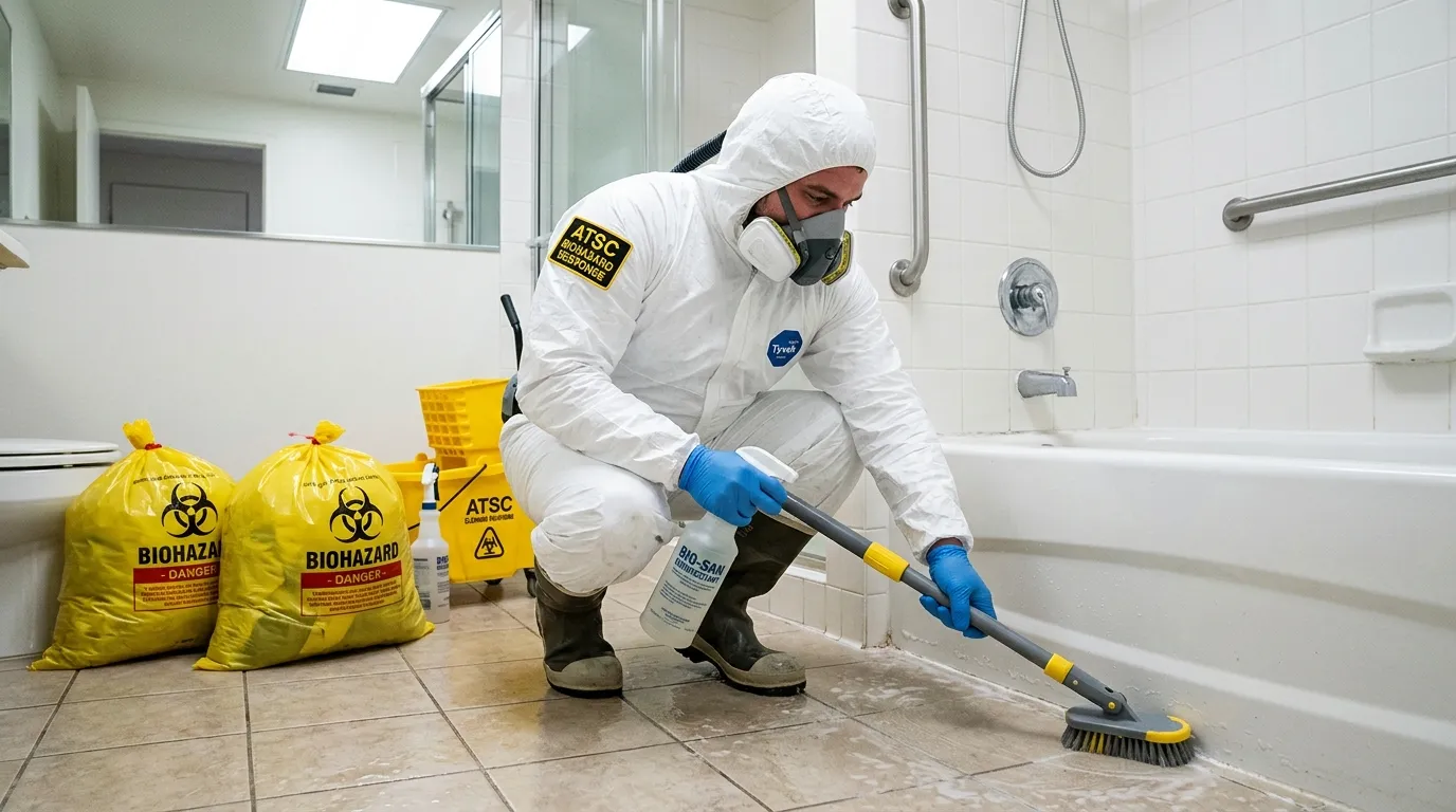 Decontamination equipment deployed for Blood Cleanup in Coon Rapids
